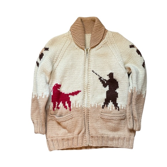 Vintage 1950’s Cowichan Hunter Zip Up